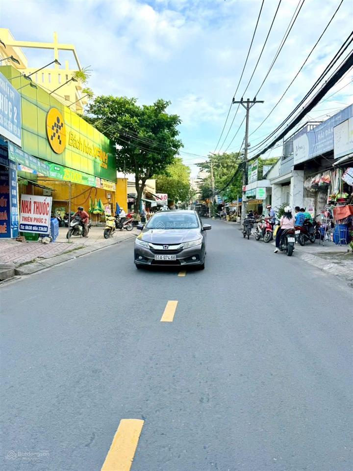 Đất mặt tiền kinh doanh ngang 5m nở hậu vuông a4  sát phạm văn đồng  sầm uất khu an ninh đồng bộ