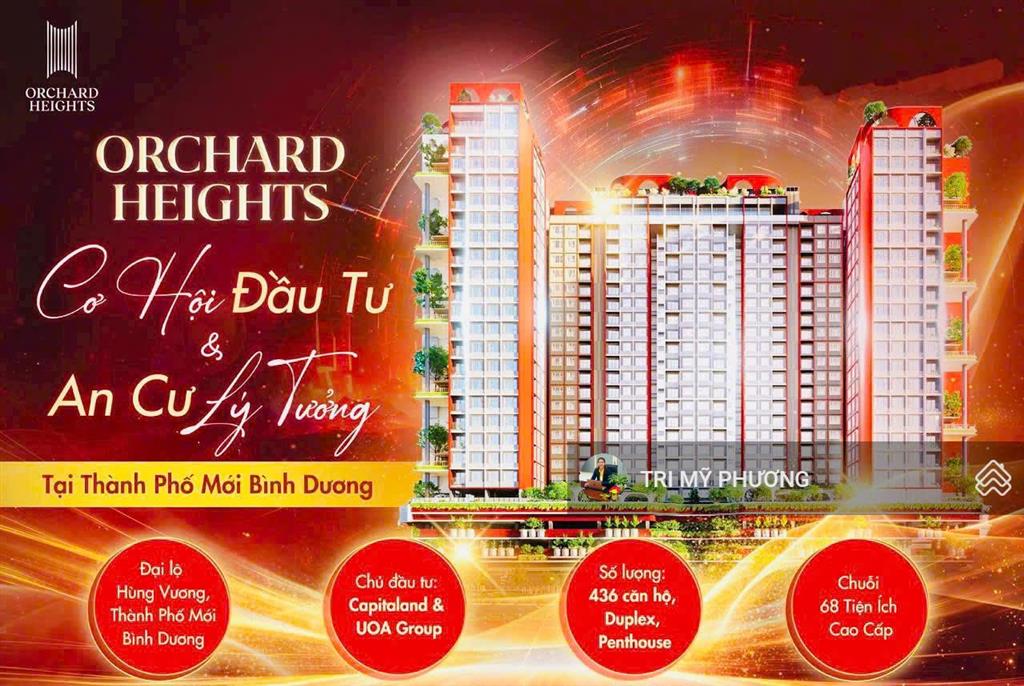 Orchard heights  chỉ cần 1 tỷ 800 triệu, công chứng sang tên ngay căn 3pn + mt đại lộ hùng vương