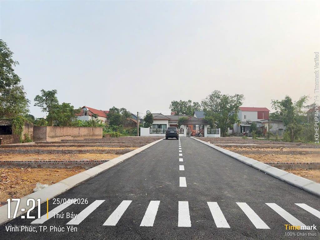 Bán đất đô thị 72m2 tại xuân hoà, phúc yên, vĩnh phúc, full thổ cư, sẵn sổ đỏ, giá cực tốt
