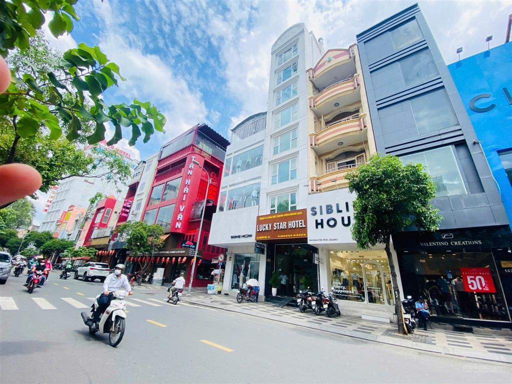 Căn giá hời tuyến phố  mt nguyễn trãi, p. bến thành, q1. dt 4x20m, 7 tầng, chỉ 6x tỷ