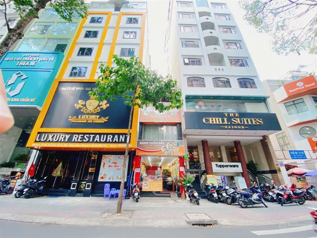 Giá ngộp  tòa nhà mt bùi thị xuân, p. bến thành, q1 (6x27m, 8 tầng, hđt 250 triệu, giá chỉ 70 tỷ)