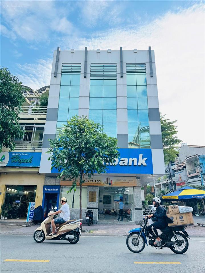 Góc 2 mặt tiền đường lãnh bình thăng  8x18m, 5 tầng, hđt 144 triệu/tháng, giá 64 tỷ