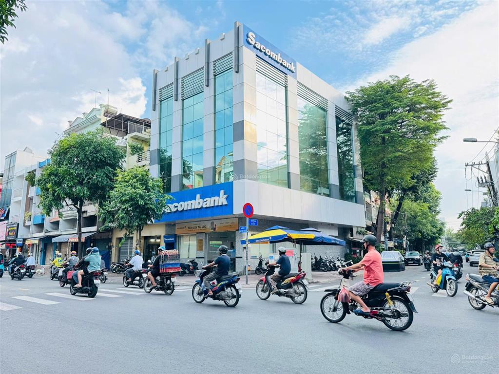 Góc 2 mặt tiền đường lãnh bình thăng  8x18m, 5 tầng, hđt 144 triệu/tháng, giá 64 tỷ