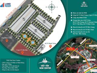 Những lô đất cuối cùng của việt yên new center