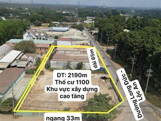 Lô góc kế bê tái định cư sân bay long thành