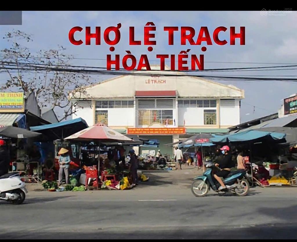 Bán gấp lô đất 120m² sát chợ lệ trạch hòa tiến giá mềm siêu lổ