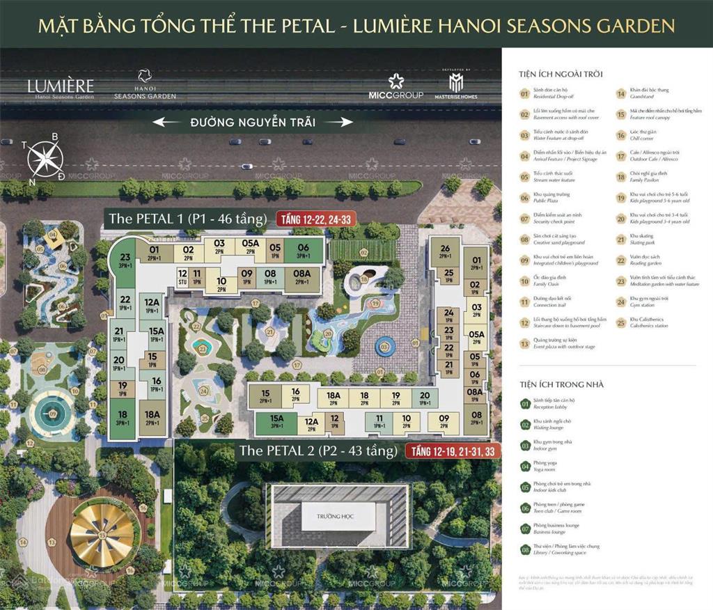 Căn hộ 1pn tại dự án vin cao xà lá (hanoi seasons garden)  giá dự kiến 6, x tỷ