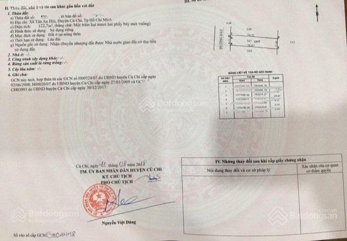 Gấp cần ra nhanh lô ngay kcn tây bắc củ chi 122m2 1,1 tỷ full thổ cư sổ hồng riêng