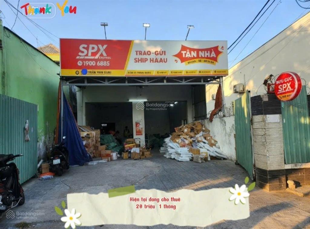 Mặt tiền trần văn giàu  2 mặt tiền  gần bv chợ rẫy 2  dòng tiền 20tr/tháng