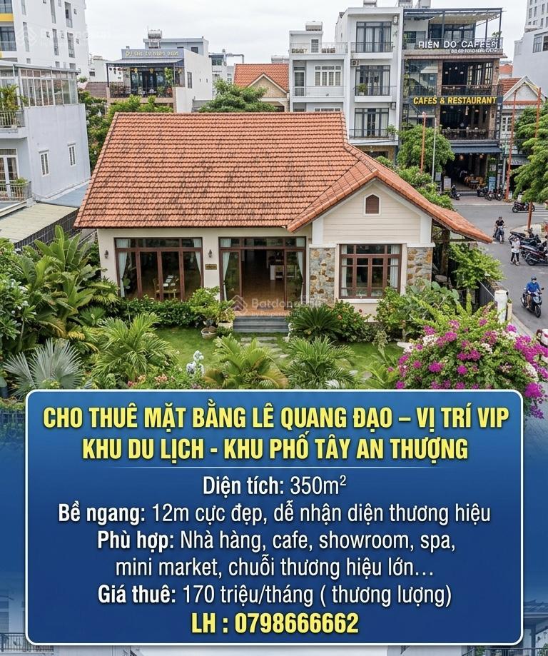 Nhà mt lê quang đạo khu phố tây an thượng, dt 350m², ngang 12m cực đẹp
