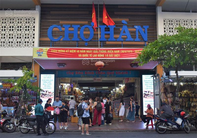 Nhà 5 tầng mt trần phú đối diện cổng chợ hàn cho thuê, vị trí tốt chợ hàn