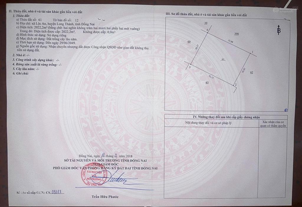 Bán đất đẹp tại cầu xe, 6 triệu / m2, 13000m2, nhiều tiện ích