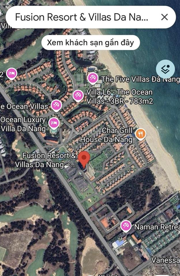 Siêu vip! bán villa biển 513m2 33,49 tỷ  mt trường sa  q. ngũ hành sơn