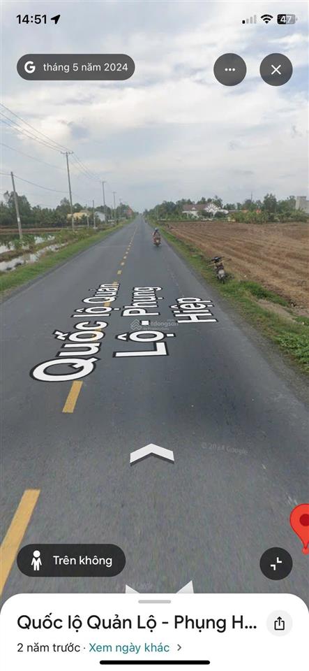 Bán đất mt đường quản lộ phụng hiệp, phước long, bạc liêu