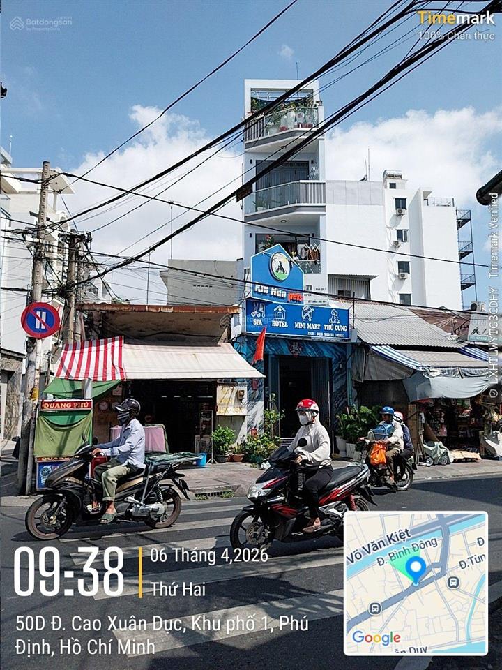 Nhà mặt tiền cao xuân dục, 53m2, 1 lầu. giá 7.8 tỷ tl