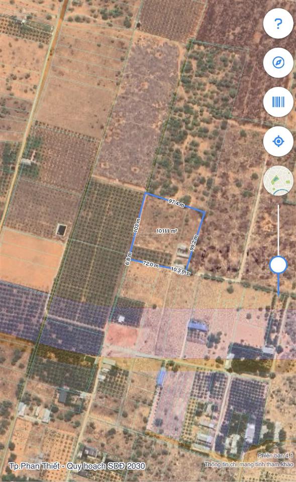 Bán đất 1500m² 2 mặt tiền trước sau  giá tốt tại thiện nghiệp