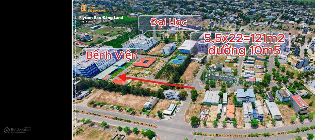 Đường 10m5 cổng sau trường đại học và bệnh viện. giá bán lỗ sâu so với thị trường