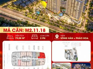 Hot nhất the meridian đà nẵng  căn góc panorama view trực diện sông hàn