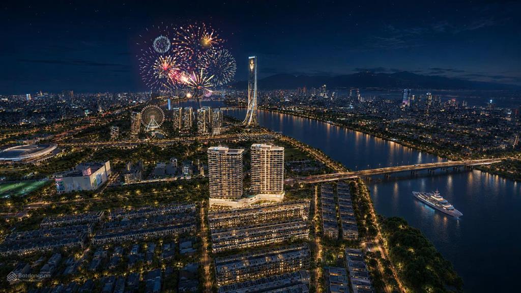 Chỉ cần 1 tỷ 8  sở hữu ngay căn hộ 2 phòng ngủ view pháo hoa đà nẵng, bàn giao cao cấp
