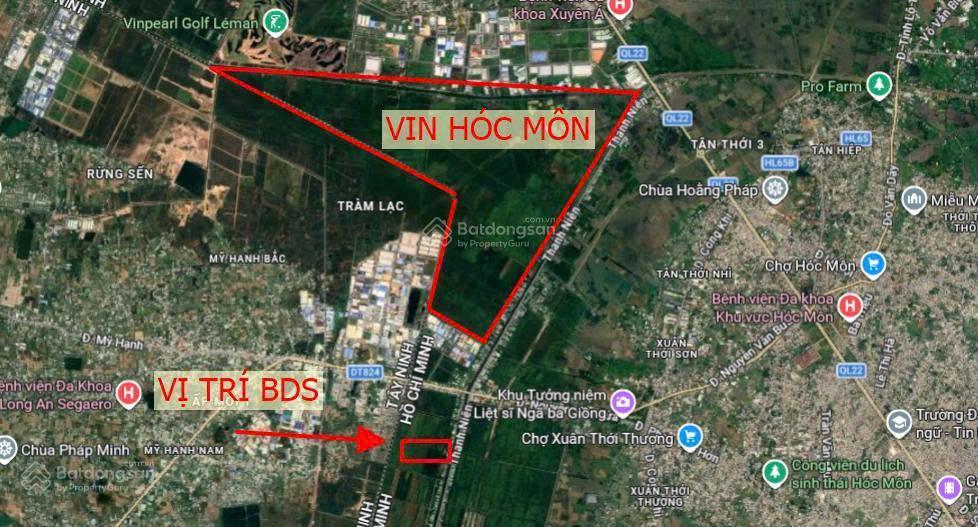 Đất thổ cư mt xuân thới sơn nằm giữa vinhome hóc môn và deport metro an hạ 11tr/m2, 0916 767 ***