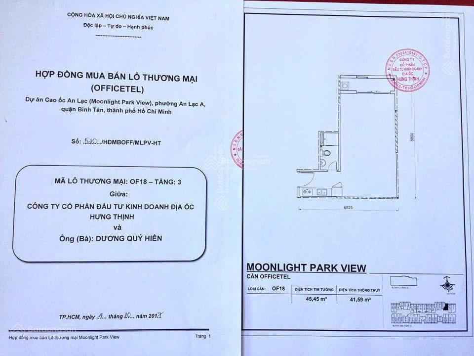 Bán căn chung cư office 1pn + và 1wc, lô gia, có nội thất, tầng 2 ở hoặc mở công ty giá tốt 2 tỷ