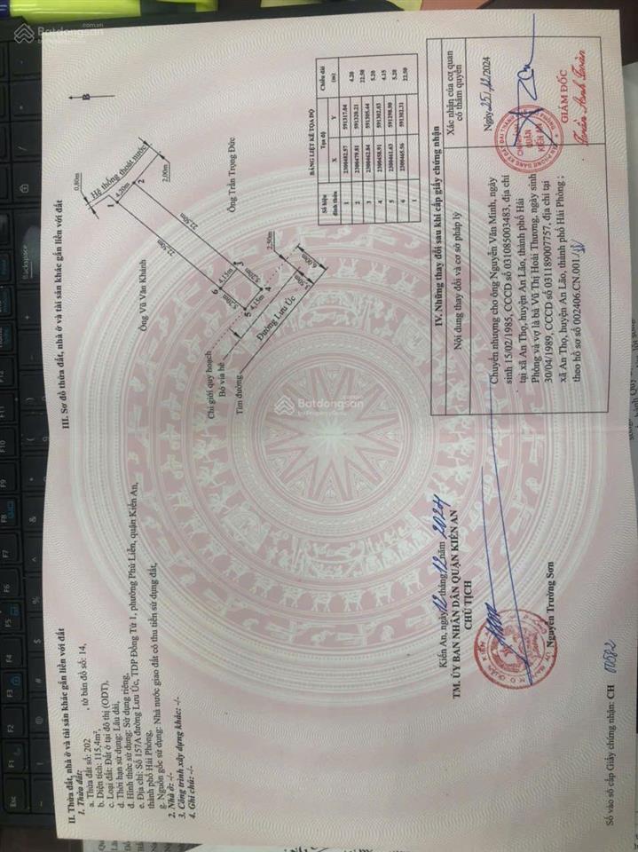 Bán nhà phố lưu úc, phù liễn xây 3 tầng, 4 phòng ngủ, đối diện mầm non hoa cúc