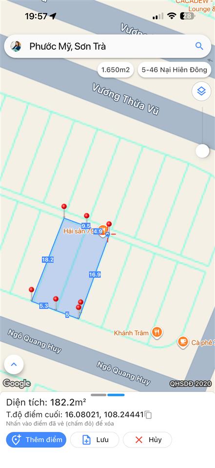 Cho thuê 180m2 đường ngô quang huy sát hồ nghinh gần biển mỹ khê phù hợp kinh doanh nhiều mô hình