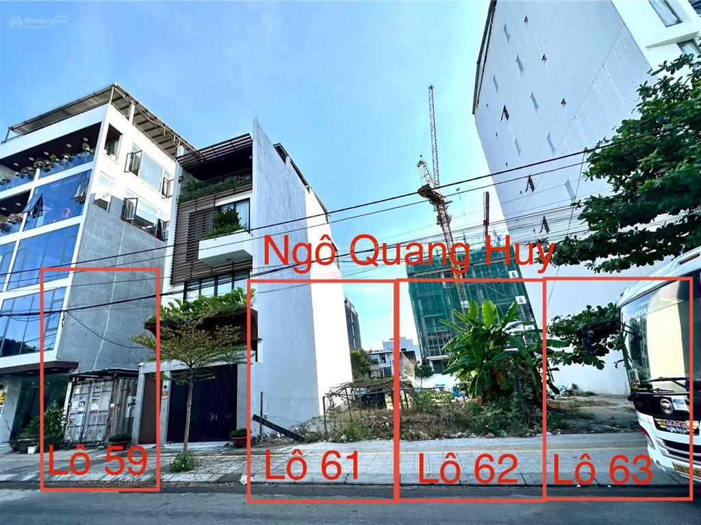 Bán lô đất 90m2 đường ngô quang huy gần hồ nghinh cách biển 400m khu vực sầm uất phù hợp làm căn hộ