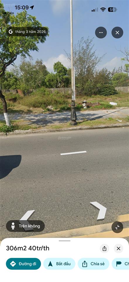 Cho thuê đất 306m2 đường võ nguyên giáp đối diện furama đà nẵng phù hợp kinh doanh nhiều mô hình