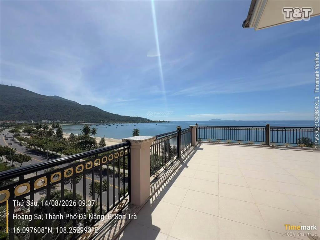 Cho thuê biệt thự biển 5 tầng view trực diện biển mỹ khê đà nẵng 8 phòng ngủ full nội thất cao cấp