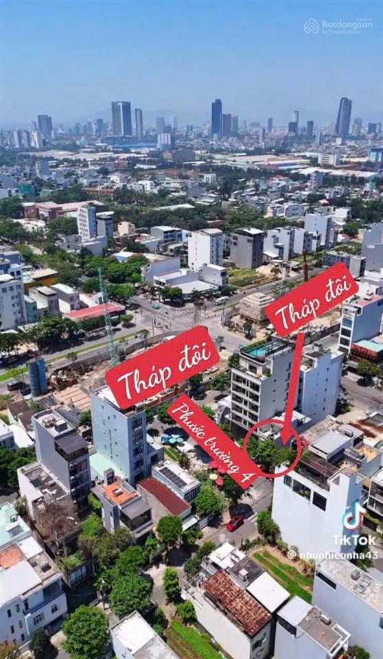 Bán lô đất 80m2 đường phước trường 4 cạnh tòa tháp sun group cách biển 400m, phù hợp xây căn hộ