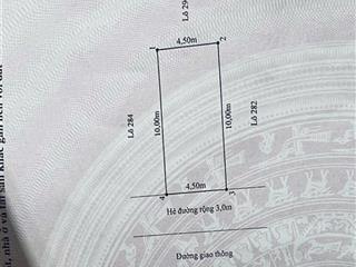 Đất tđc tam kỳ, lê chân. dt 45m2, giá 95tr/m2