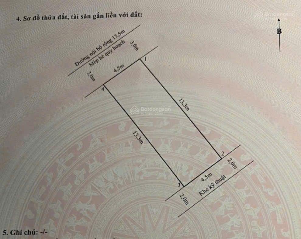 Bán đất siêu hot tại lê hồng phong, đông khê, q.ngô quyền, 124 triệu/m2, 60m2