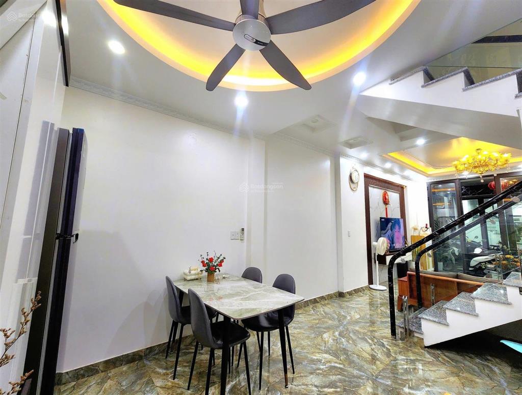 Nhà 3,5 tầng đằng hải, ngõ trước nhà rộng 3,7m