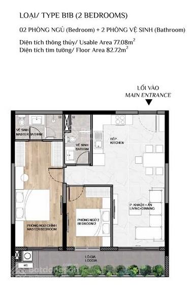 Bán căn hộ elysian, 5,8 tỷ tặng ô đậu xe ô tô