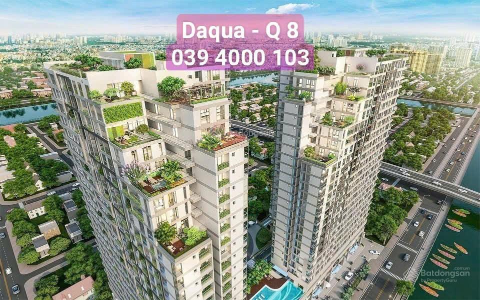 Shophouse daqua, q 8, view bến bình đông, 8,6 tỷ nhận shop kinh doanh ngay. 0394 000 *** oanh