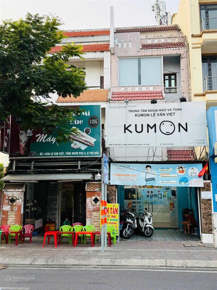 Cho thuê nhà nguyên căn mặt tiền lê văn việt vị trí đẹp, kinh doanh đa ngành nghề
