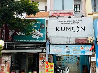 Cho thuê nhà nguyên căn mặt tiền lê văn việt  vị trí đẹp, kinh doanh đa ngành nghề.