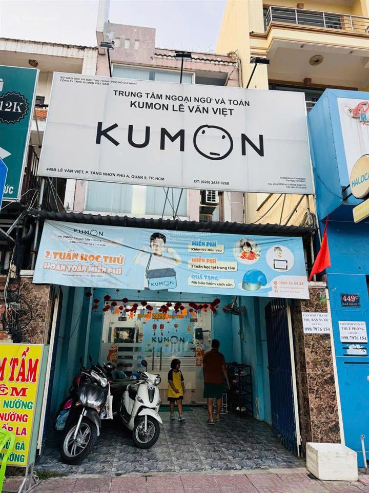 Cho thuê nhà nguyên căn mặt tiền lê văn việt vị trí đẹp, kinh doanh đa ngành nghề