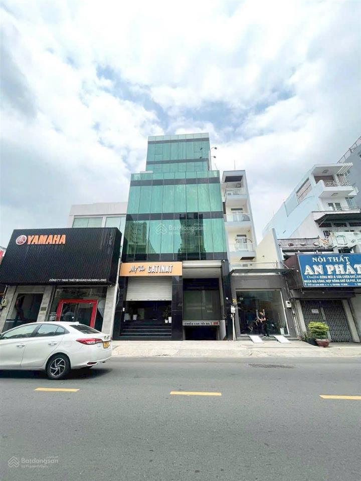 Bán tòa nhà tmdv 541 lạc long quân, p.10, tân bình, 8 x 21m, hầm 6 lầu, hđt 150tr/th, giá 56 tỷ