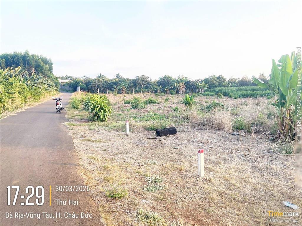 Bán đất xã châu đức, tp. hồ chí minh. ngang 5m có 80m2 thổ cư