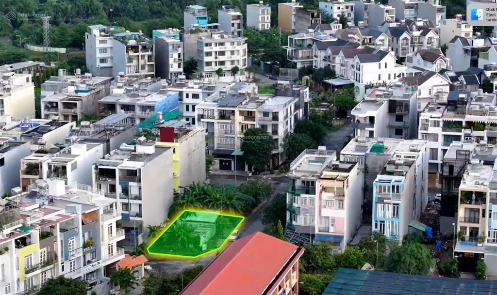 Bán lô đất biệt thự góc 2 mặt tiền siêu đẹp khu đô thị đại phúc green villas 230m2 xây dựng liền