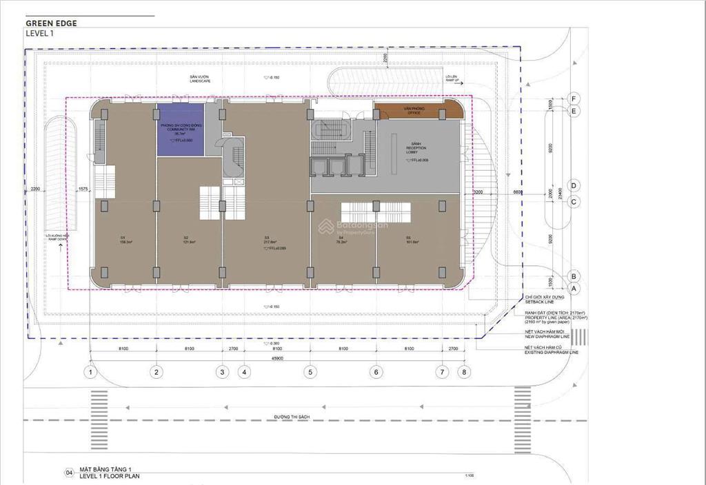Chuyển nhượng 100% cổ phần dự án căn hộ khu phố nhật, p. sài gòn | 162 căn shld | đã xong phần thô