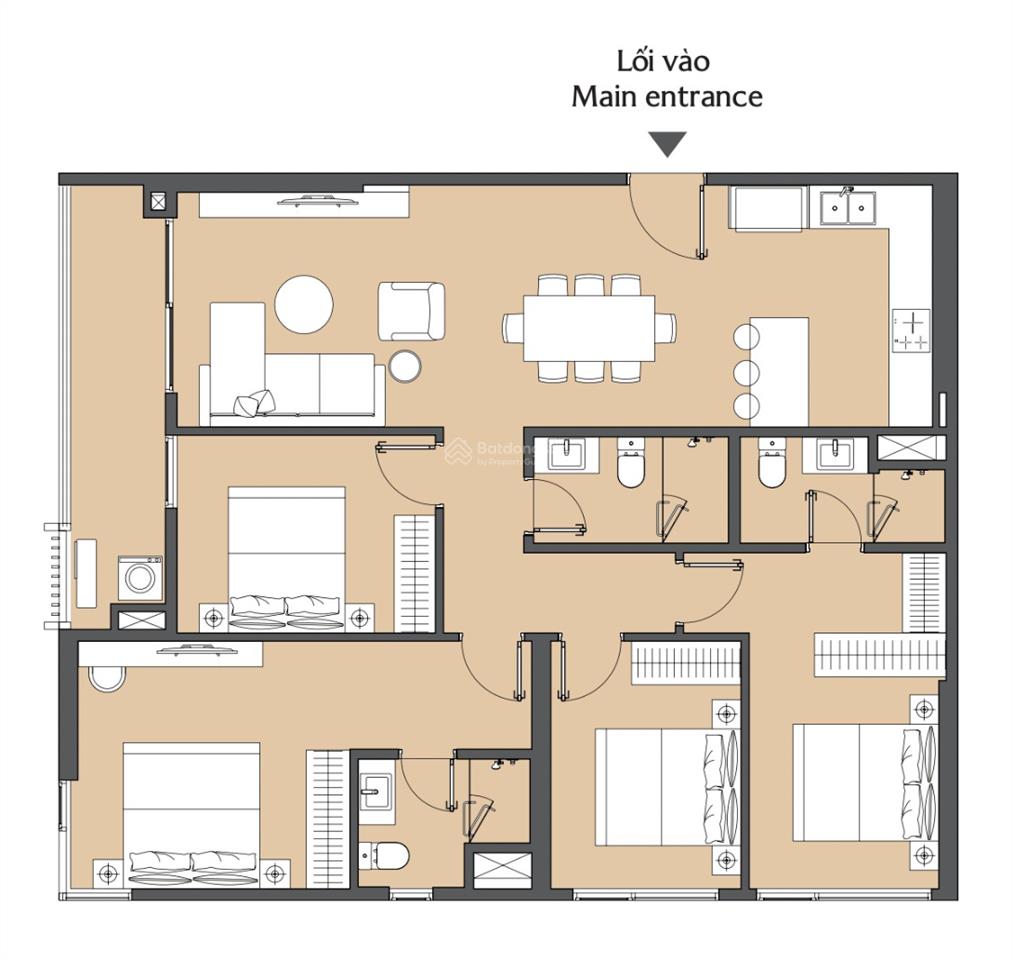 Bán lỗ 400tr căn 4pn 128m² masteri cosmo central ct4 view nhạc nước, giá 20,18 tỷ gồm thuế phí