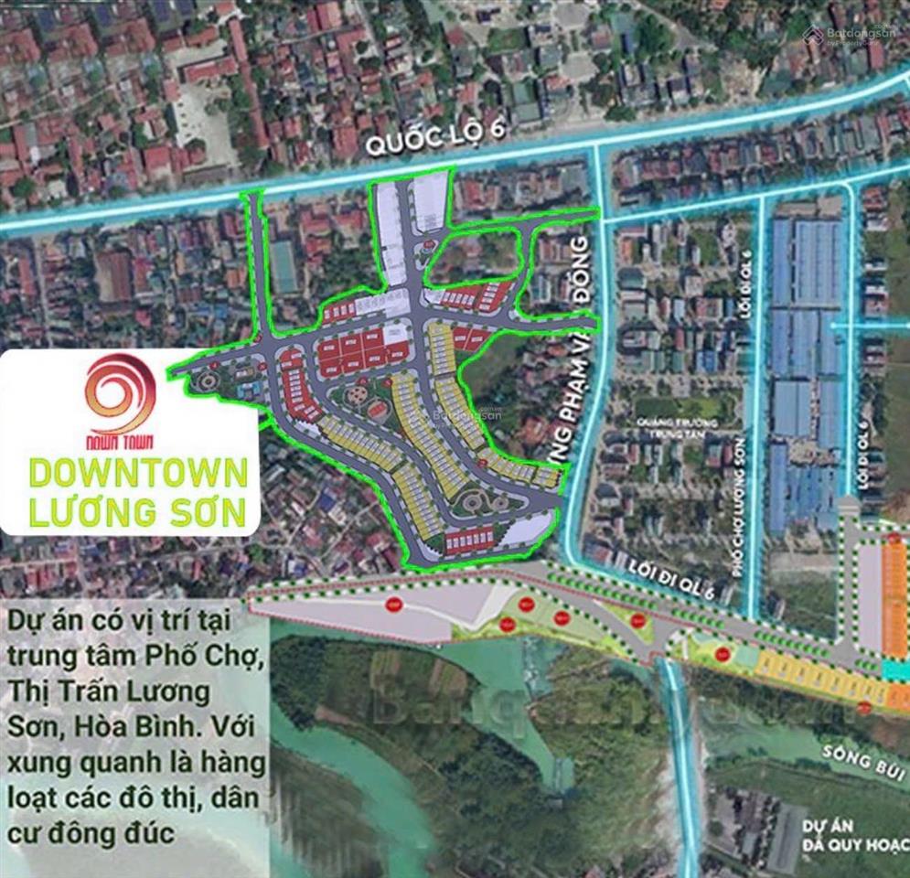 Bán đất nền dự án tại 9 downtown lương sơn, 2,2 tỷ, 72m2, giá ưu đãi chỉ với