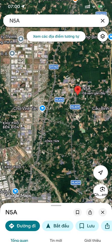 Chủ cần bán gấp lô 150m2 khu vsip2 mở rộng giá 1tỷ380 đường nhựa n5a rộng 8m có vỉa hè  sẵn sổ