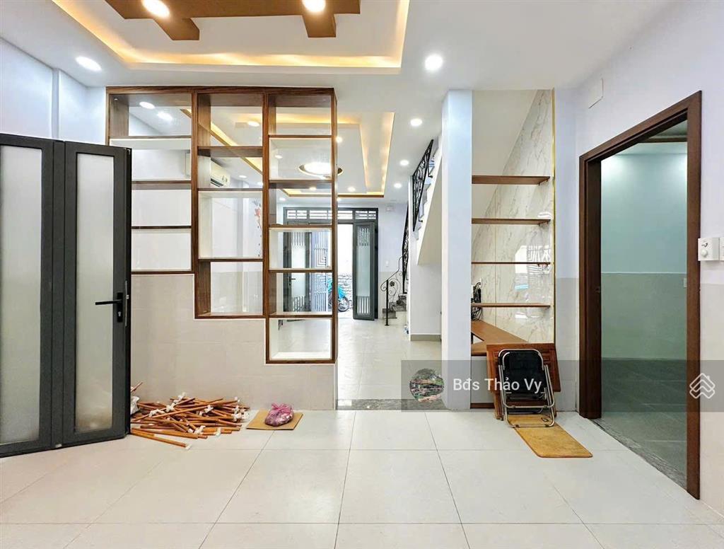 Bán nhà 1 trệt 1 lầu mặt tiền lê văn quới 100m2 đang cho thuê có dòng tiền  sổ riêng