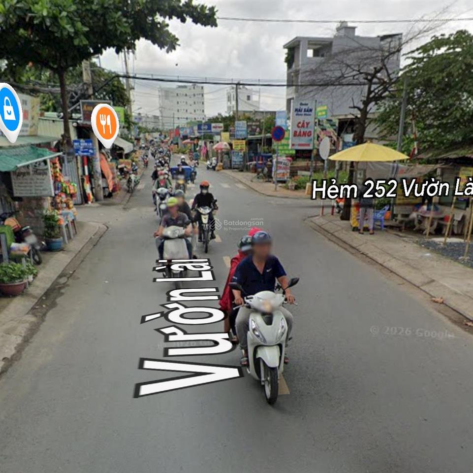 Bán đất 2mt đường vườn lài, apđ, hcm