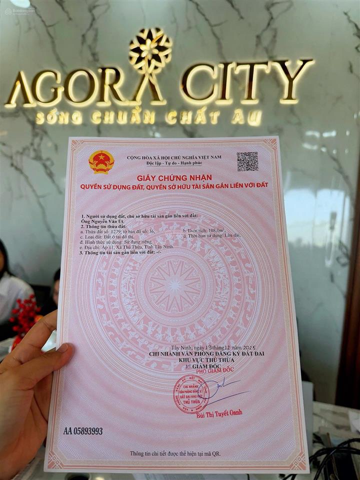 Bán đất nền dự án agora city
an tâm sinh lời cao