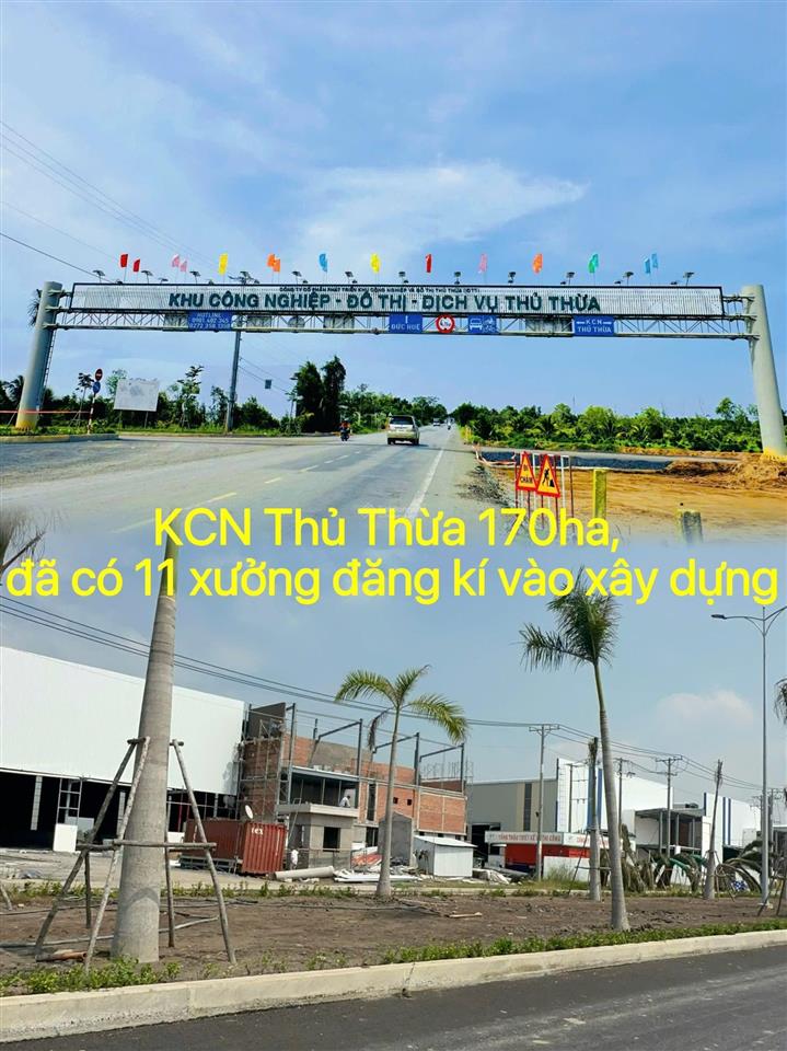 Đất nền ngay trung tâm hành chính xã thủ thừa
